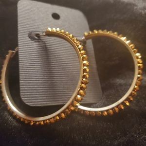 Brand new gold tone earrings!!